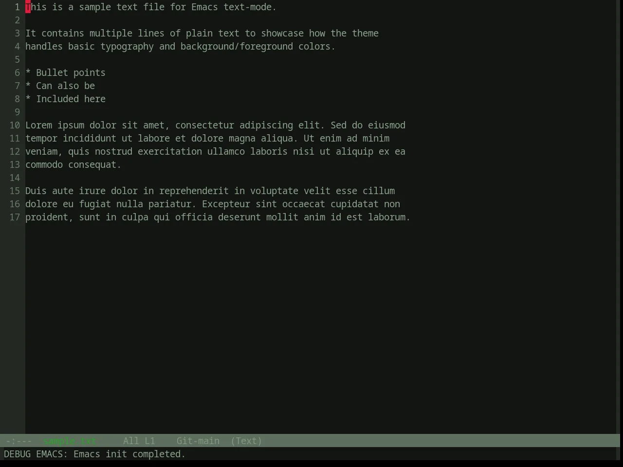 Base16 Atelier Seaside Theme in text-mode
