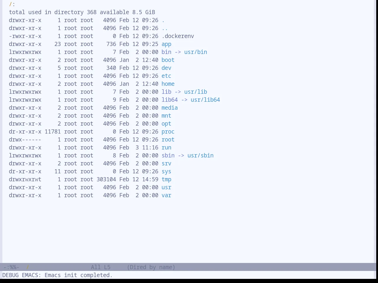 Base16 Atelier Sulphurpool Light Theme in dired