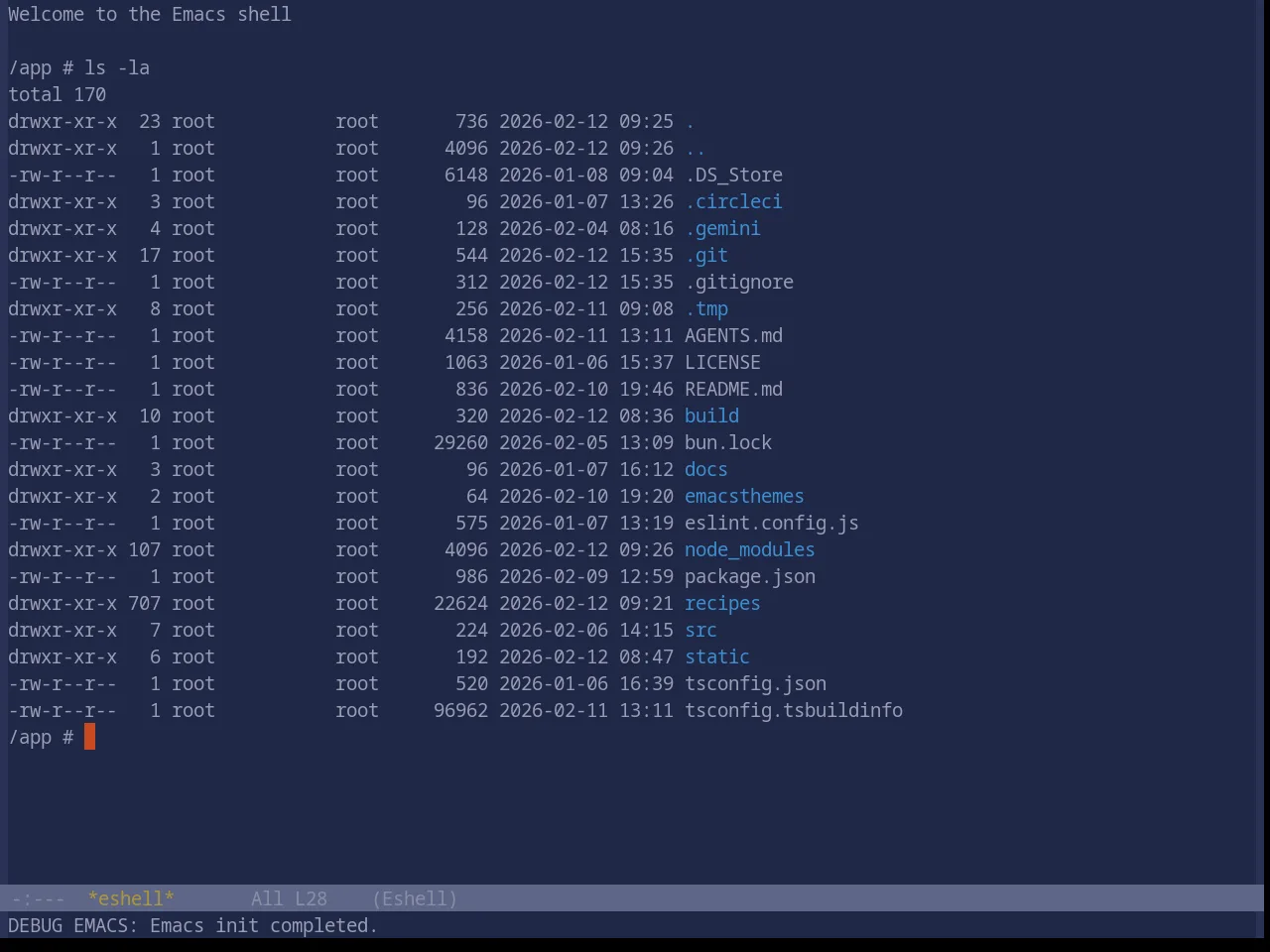 Base16 Atelier Sulphurpool Theme in eshell