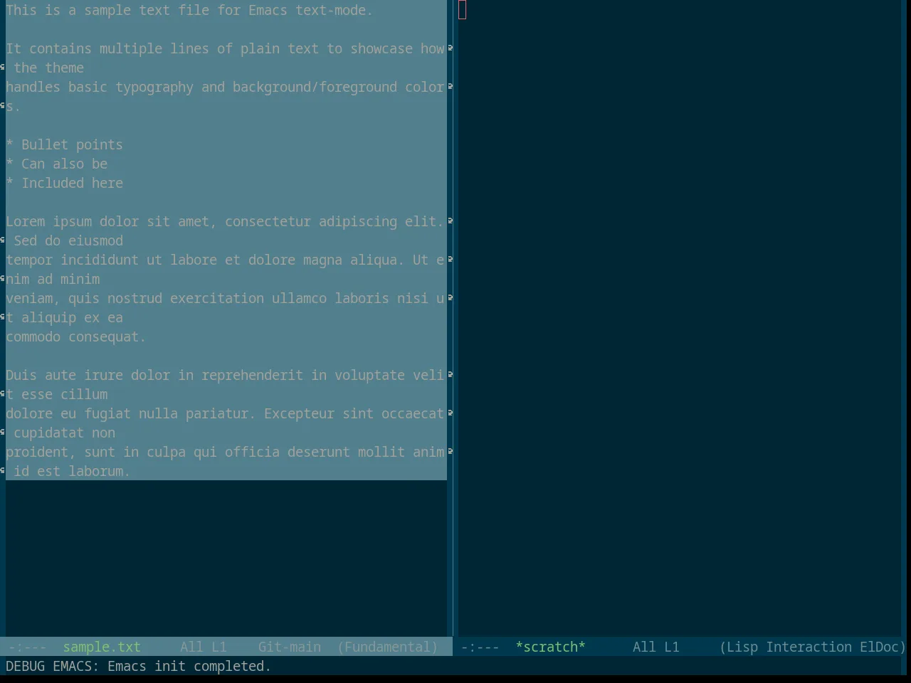 Base16 Atlas Theme in fundamental-mode