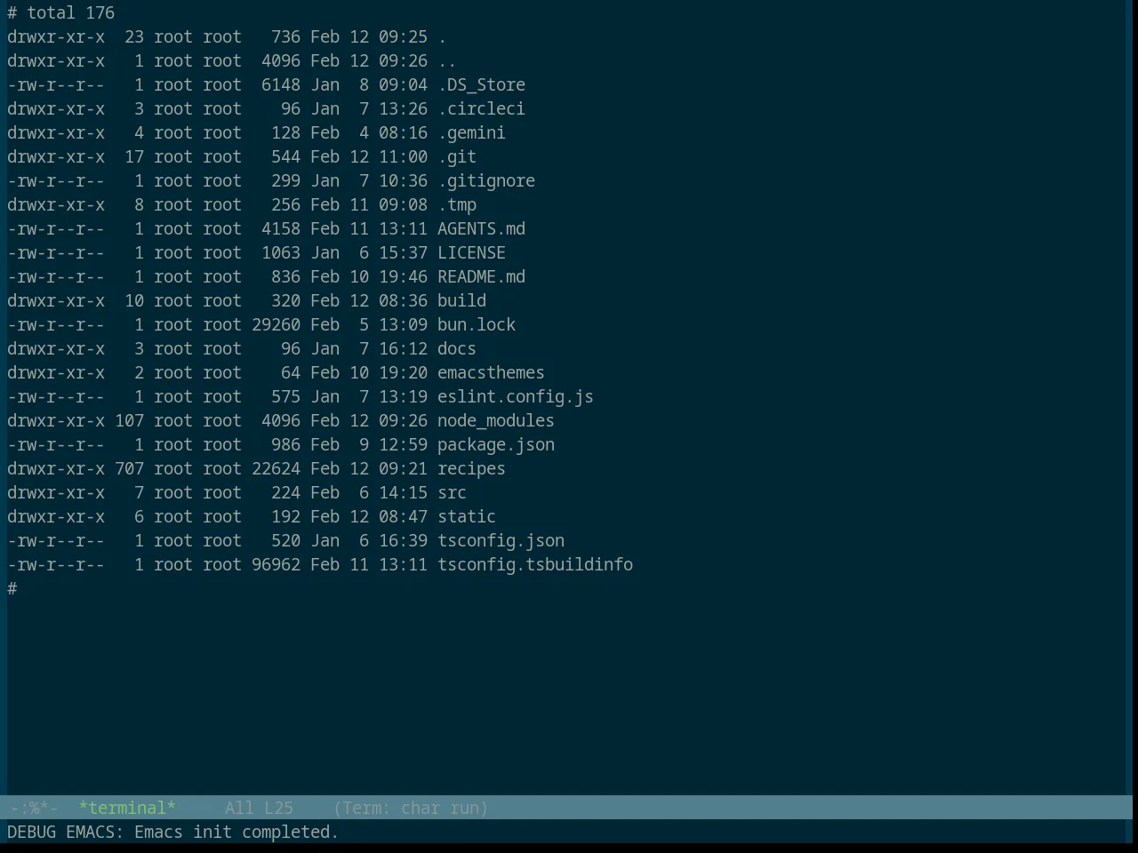 Base16 Atlas Theme in term