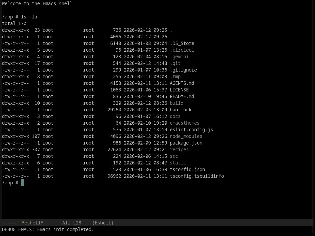 Base16 Black Metal Gorgoroth Theme in eshell