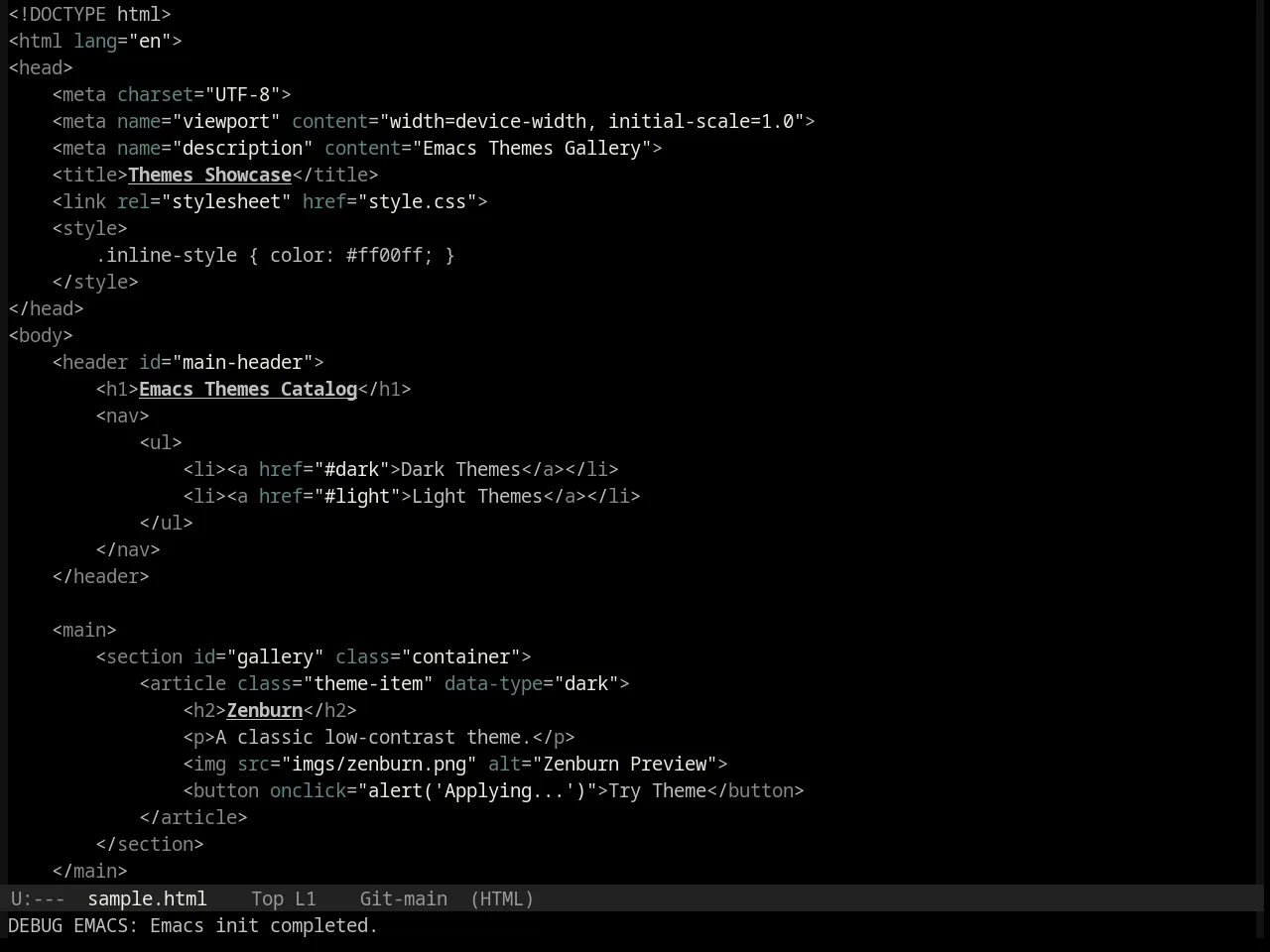 Base16 Black Metal Khold Theme in html-mode