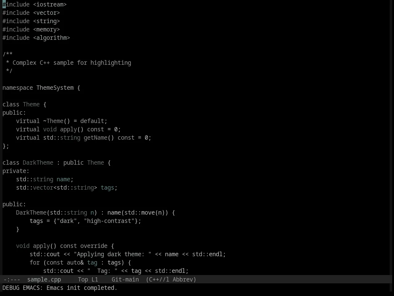 Base16 Black Metal Marduk Theme in c++-mode