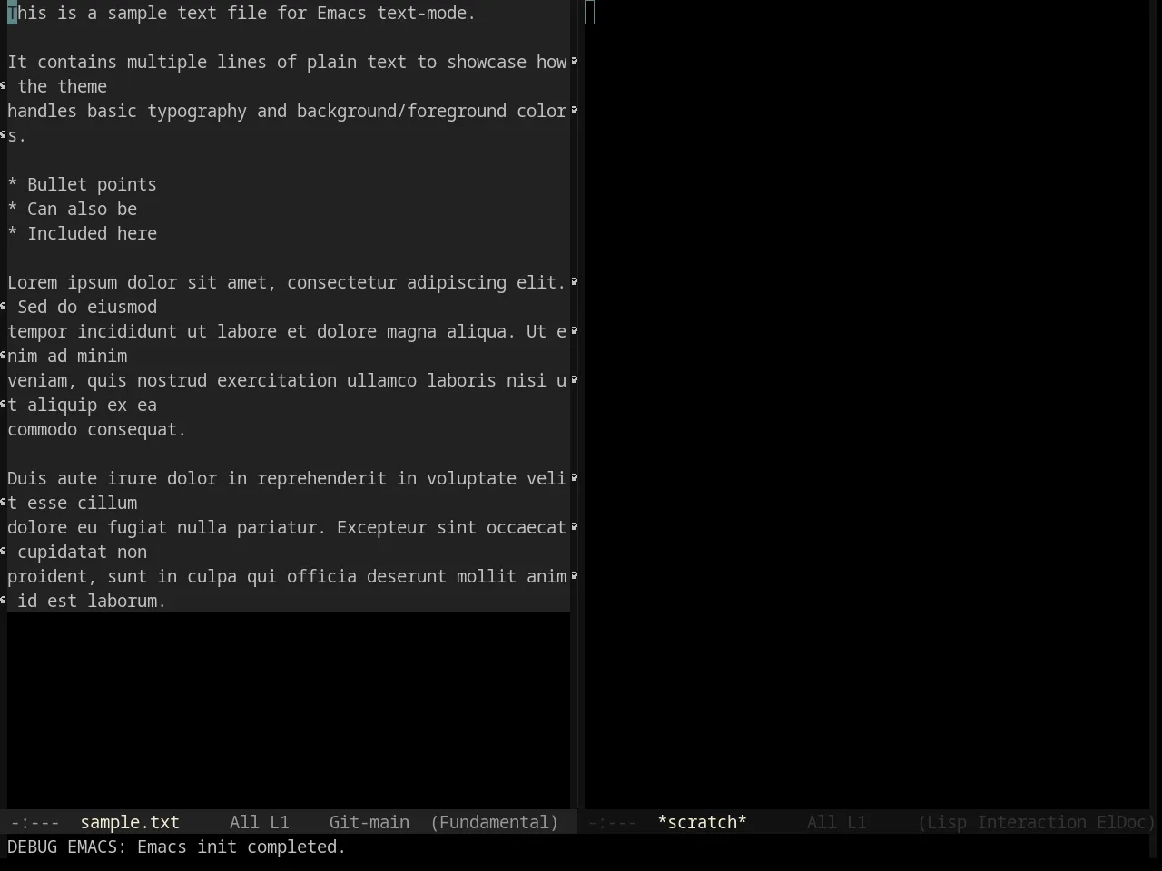 Base16 Black Metal Mayhem Theme in fundamental-mode