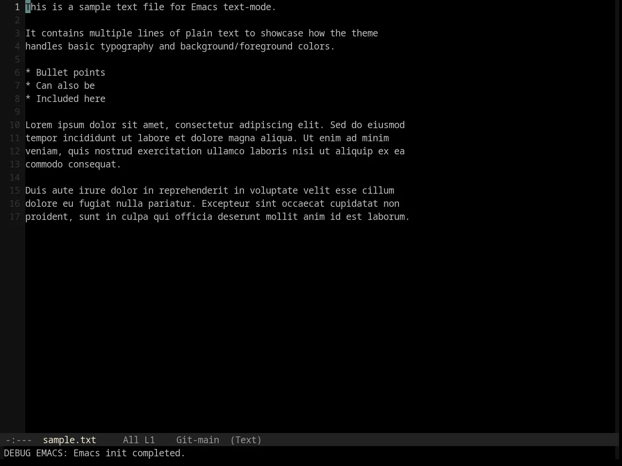 Base16 Black Metal Mayhem Theme in text-mode