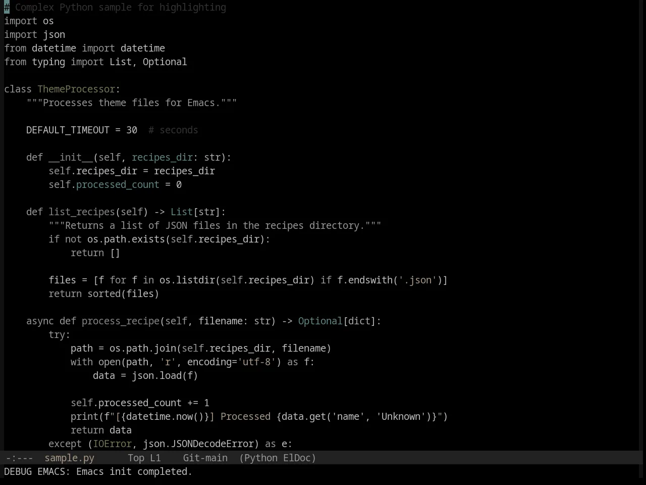 Base16 Black Metal Nile Theme in python-mode