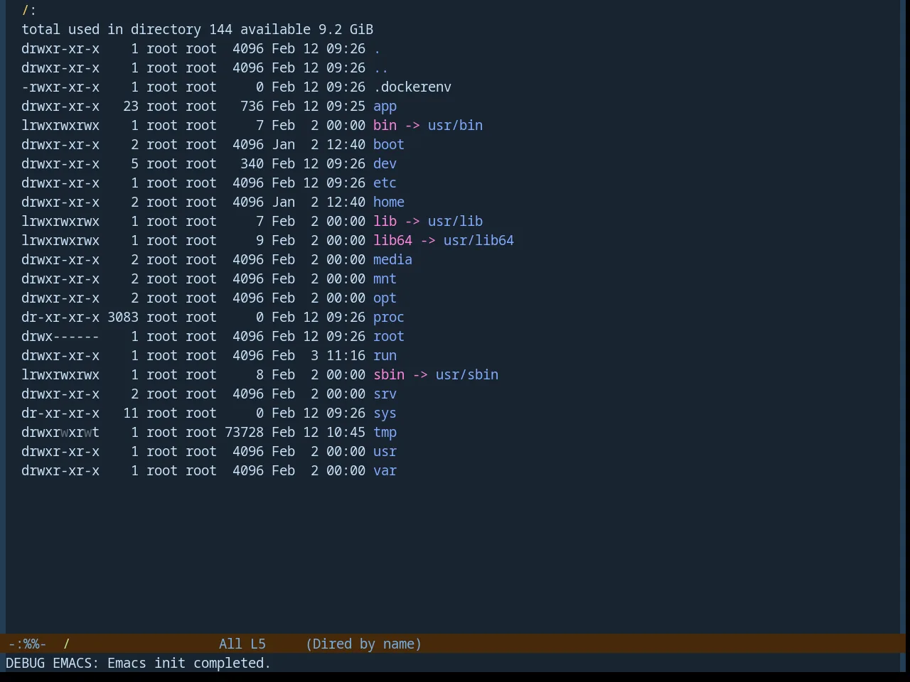 Base16 Blueish Theme in dired