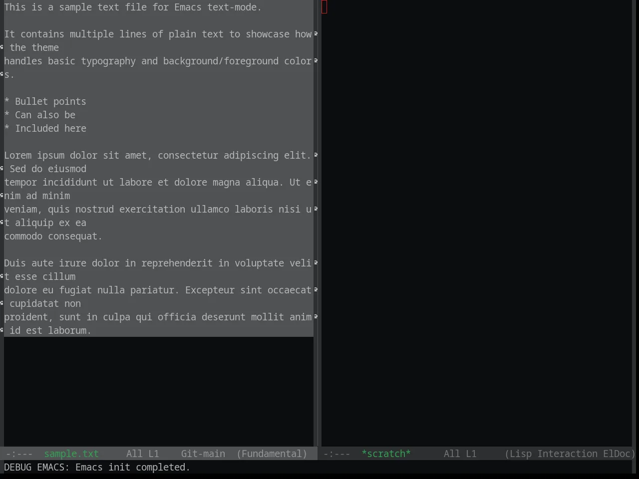 Base16 Brewer Theme in fundamental-mode