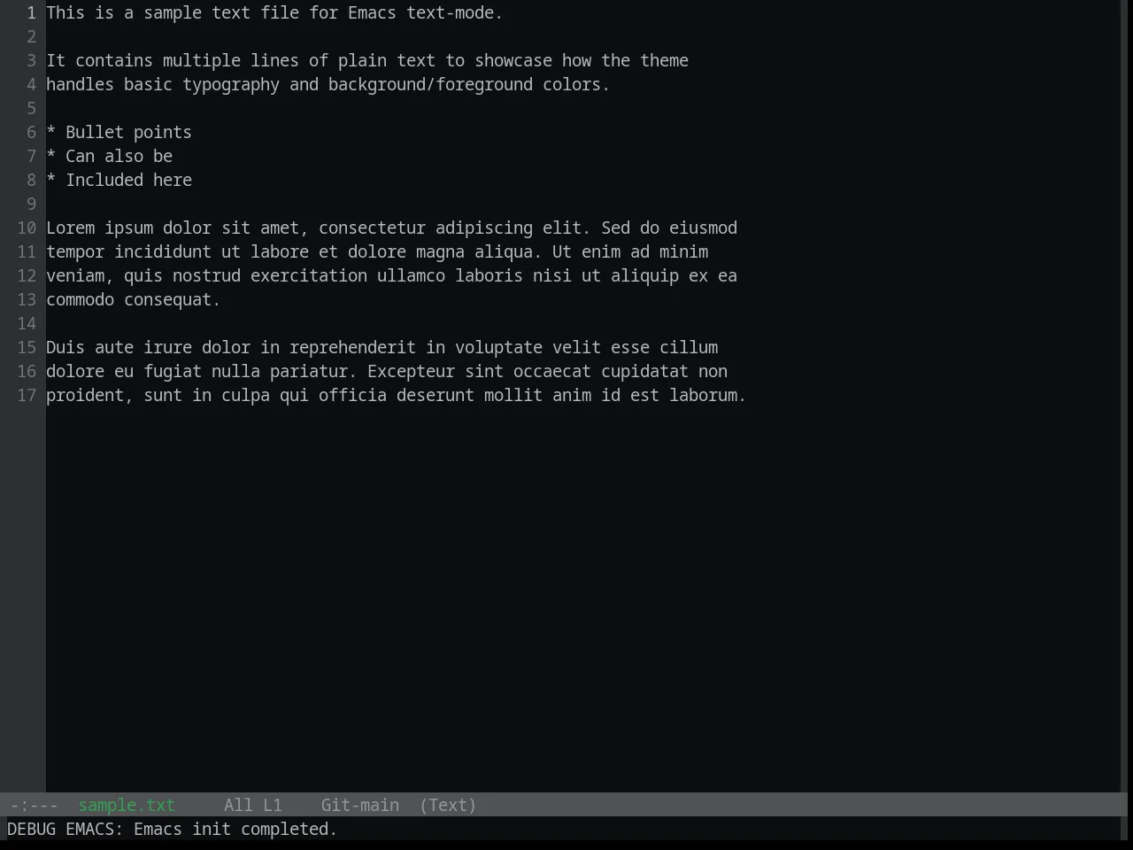 Base16 Brewer Theme in text-mode