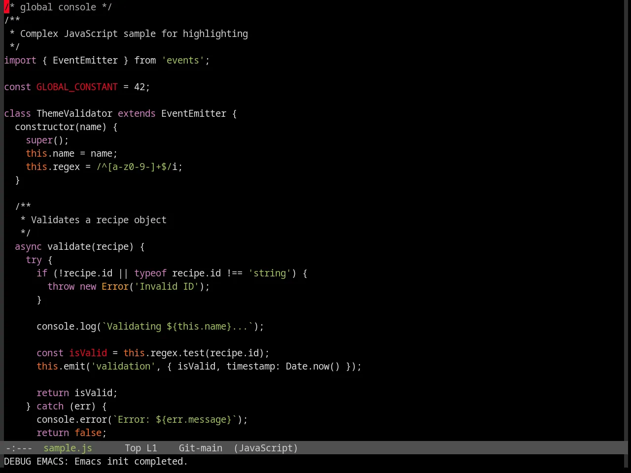 Base16 Bright Theme in javascript-mode