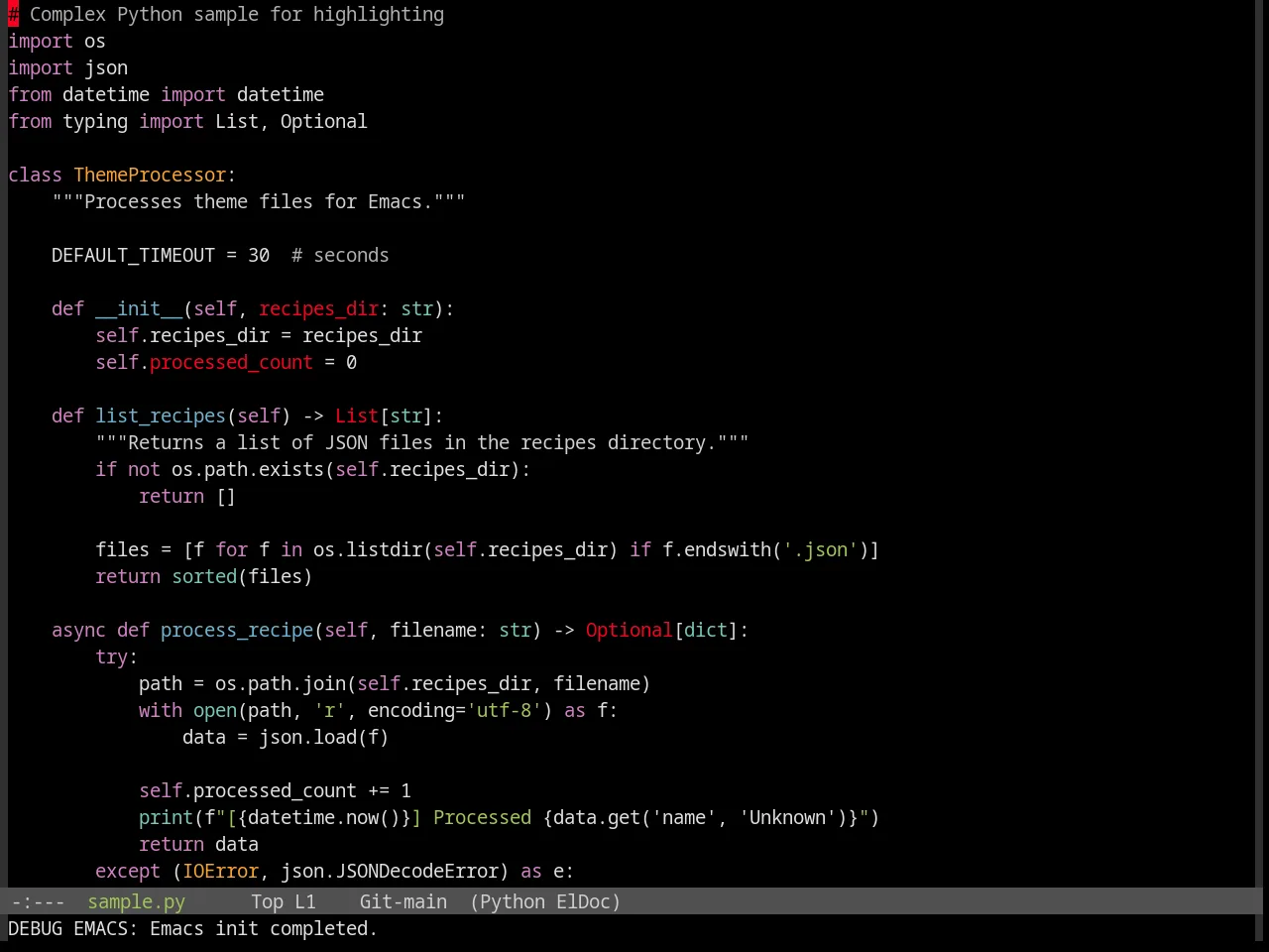 Base16 Bright Theme in python-mode