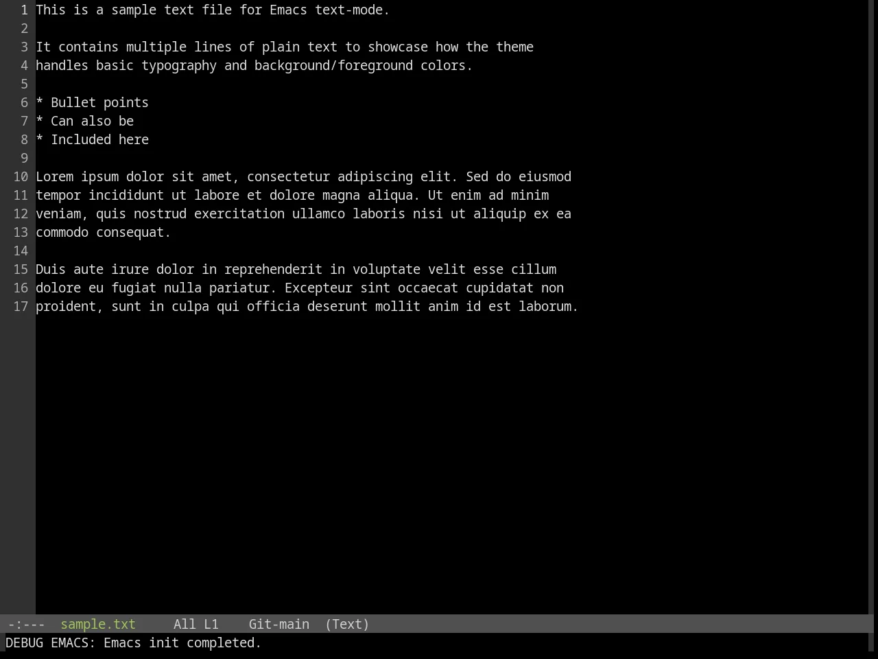 Base16 Bright Theme in text-mode
