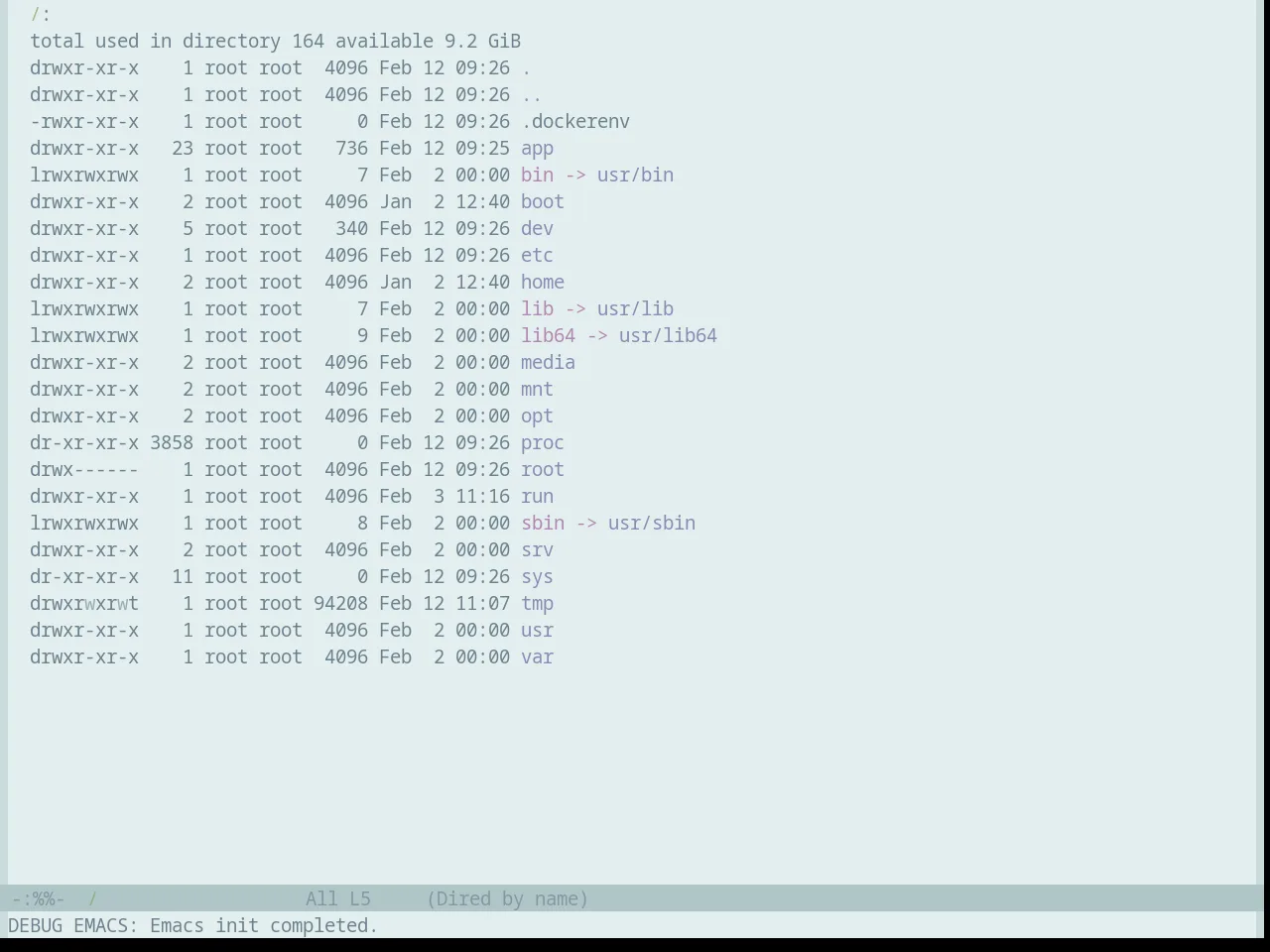 Base16 Brushtrees Theme in dired