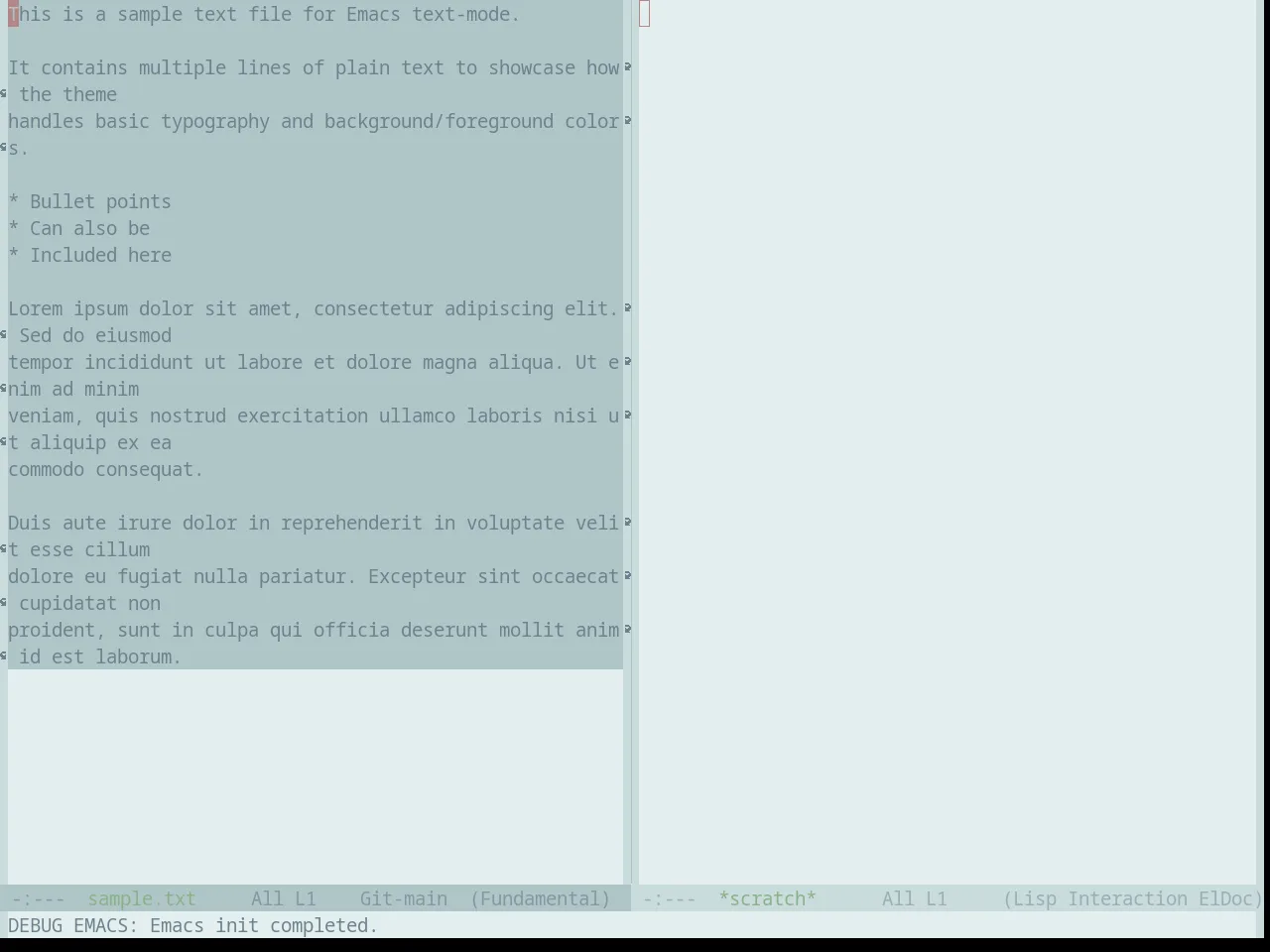 Base16 Brushtrees Theme in fundamental-mode