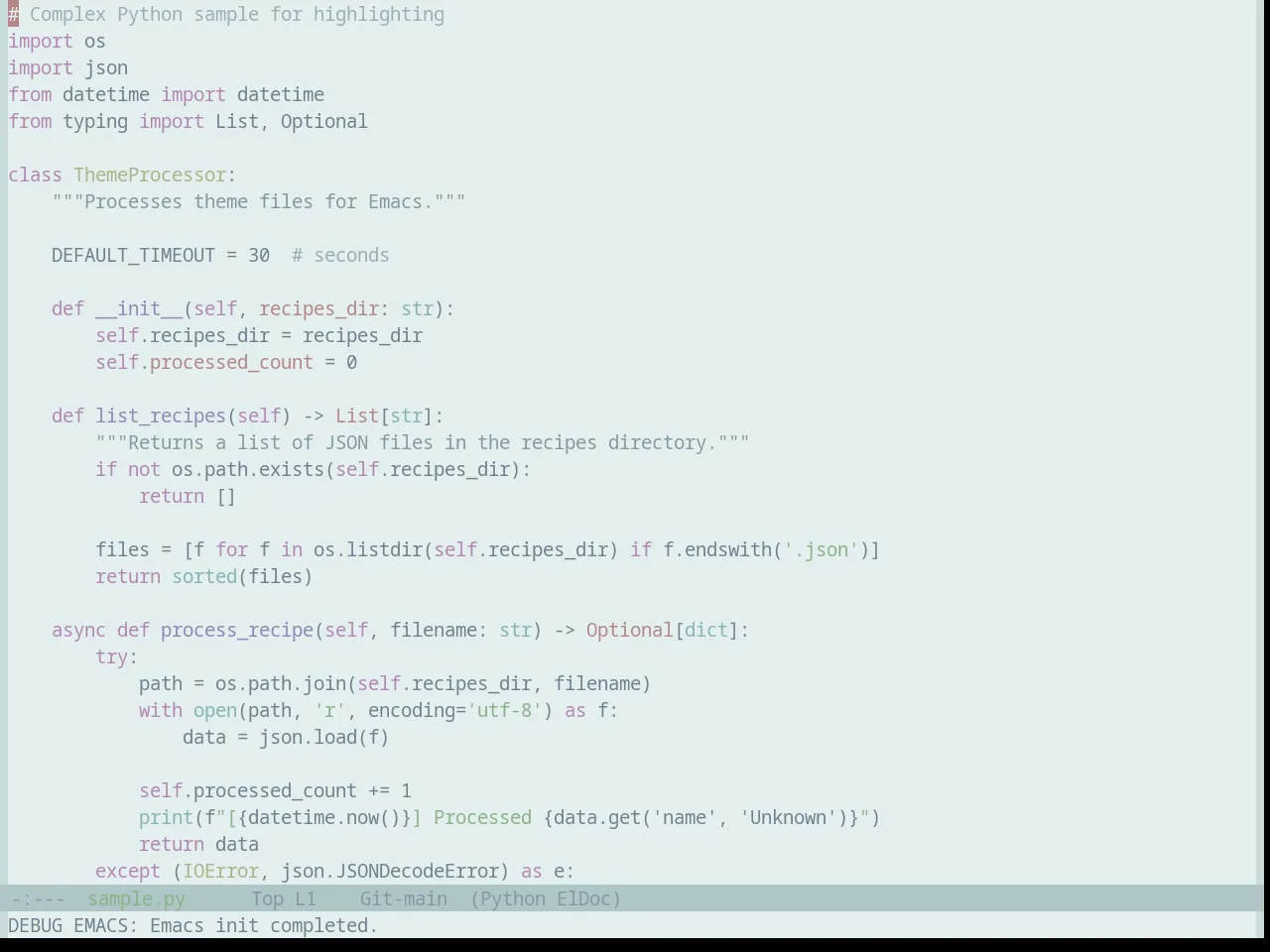 Base16 Brushtrees Theme in python-mode