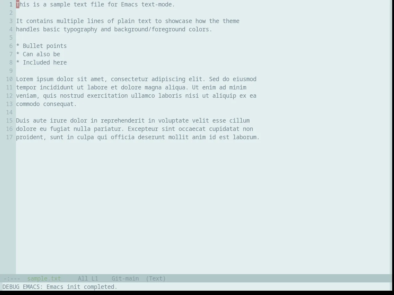 Base16 Brushtrees Theme in text-mode