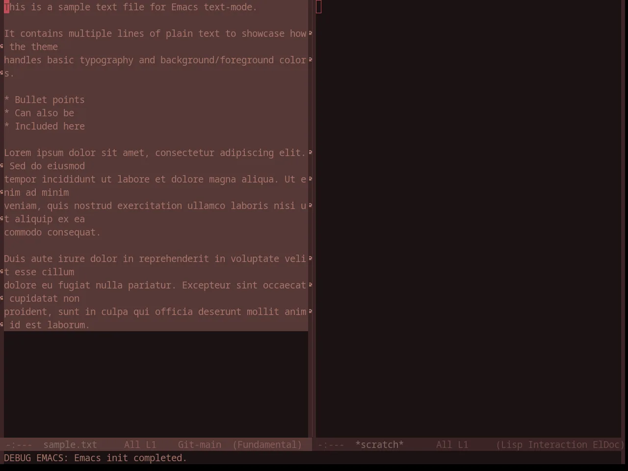 Base16 Caroline Theme in fundamental-mode