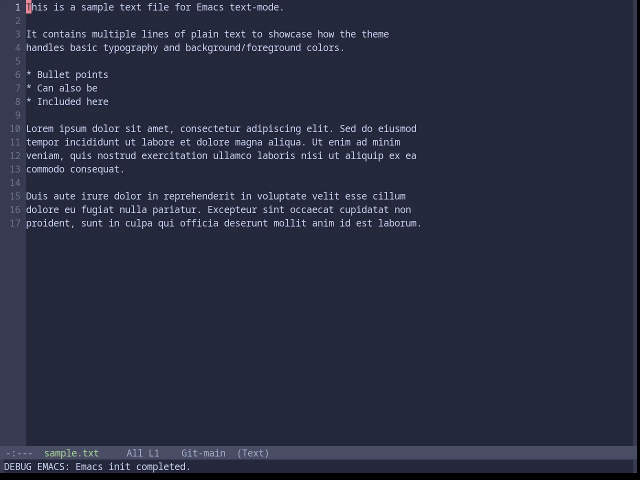 Base16 Catppuccin Macchiato Theme in text-mode
