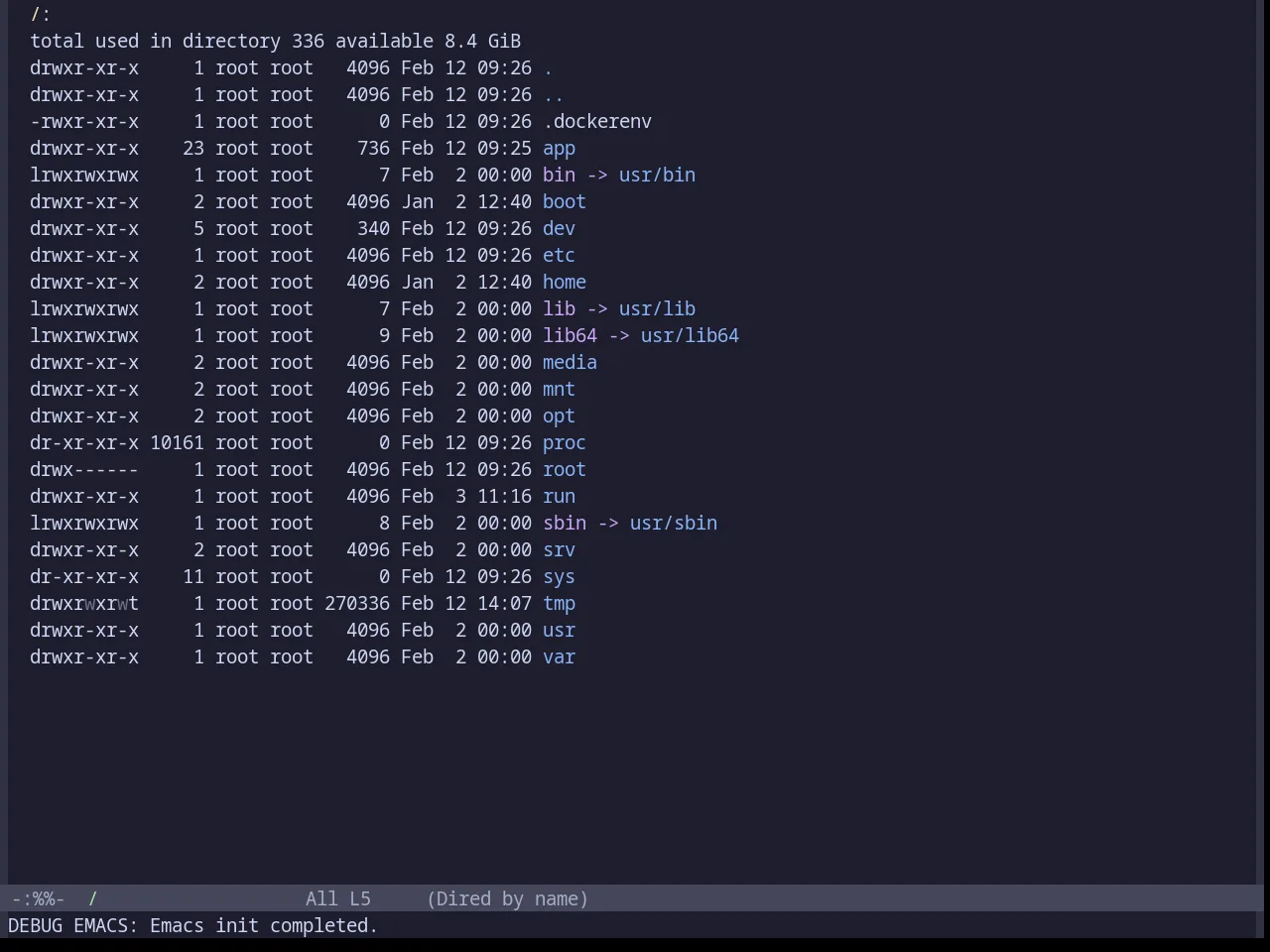Base16 Catppuccin Mocha Theme in dired