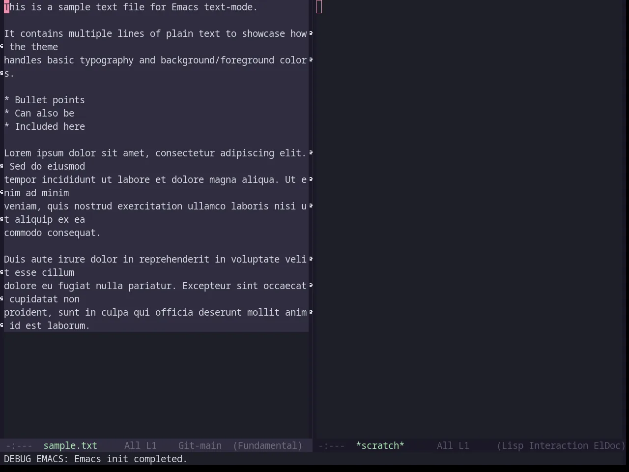 Base16 Catppuccin Theme in fundamental-mode