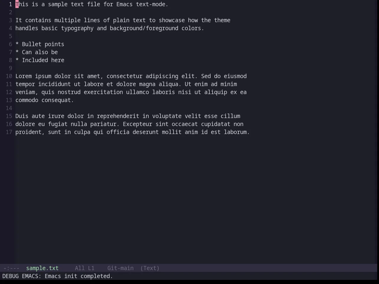 Base16 Catppuccin Theme in text-mode