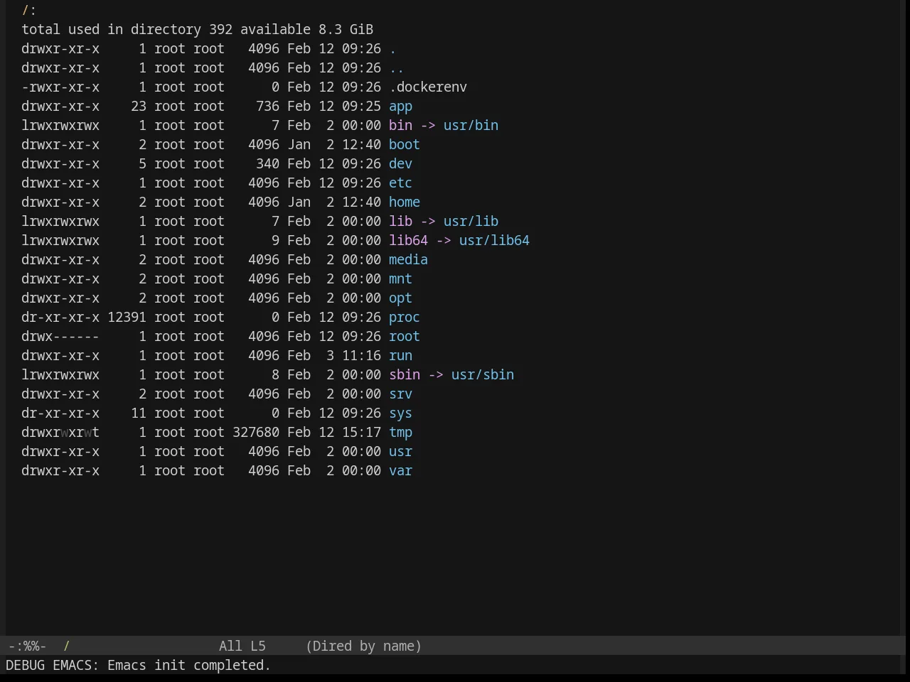 Base16 Chalk Theme in dired