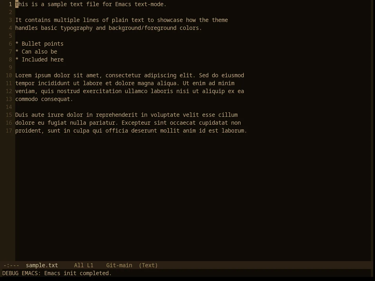Base16 Charcoal Dark Theme in text-mode