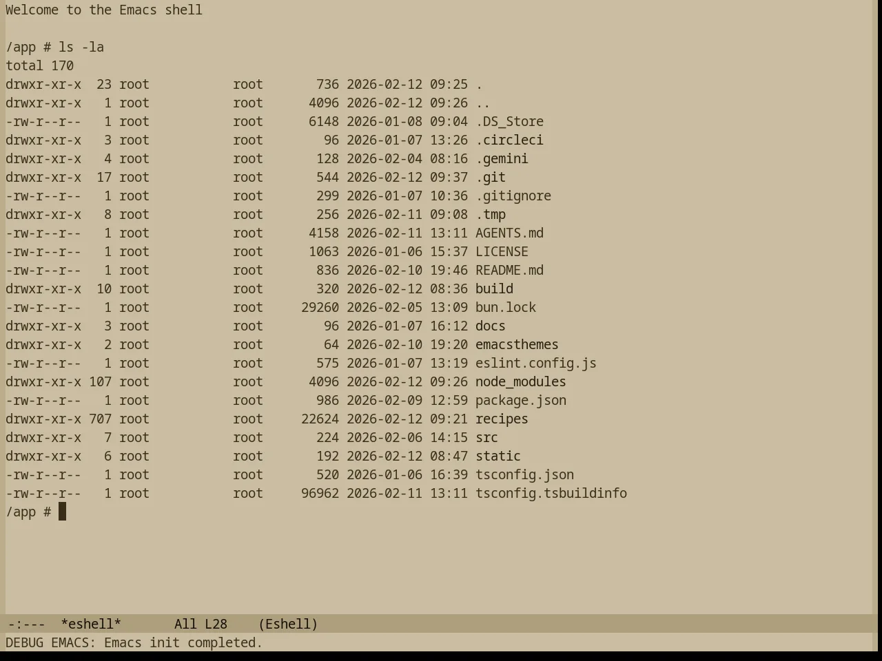 Base16 Charcoal Light Theme in eshell