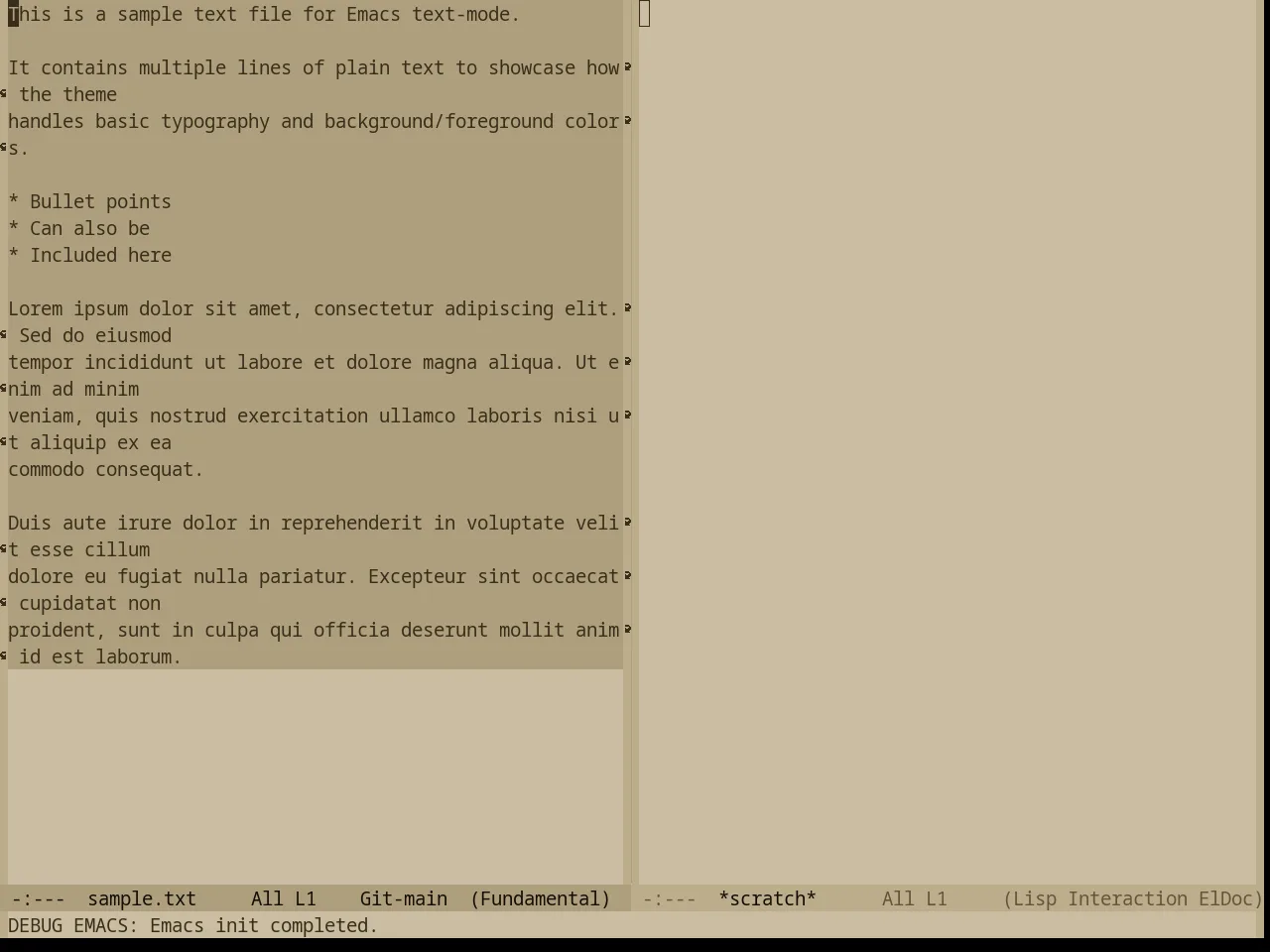 Base16 Charcoal Light Theme in fundamental-mode