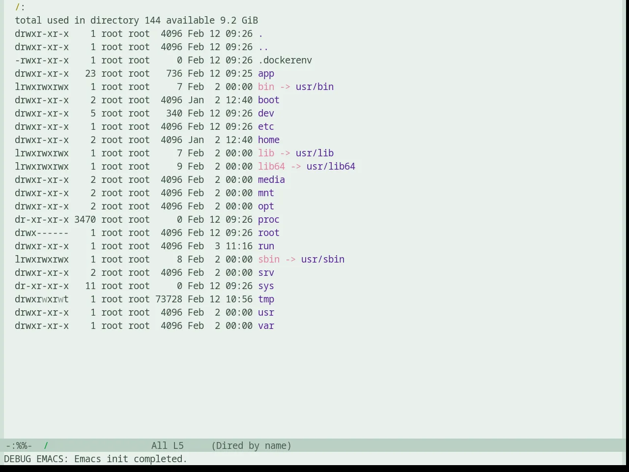 Base16 Chicago Day Theme in dired