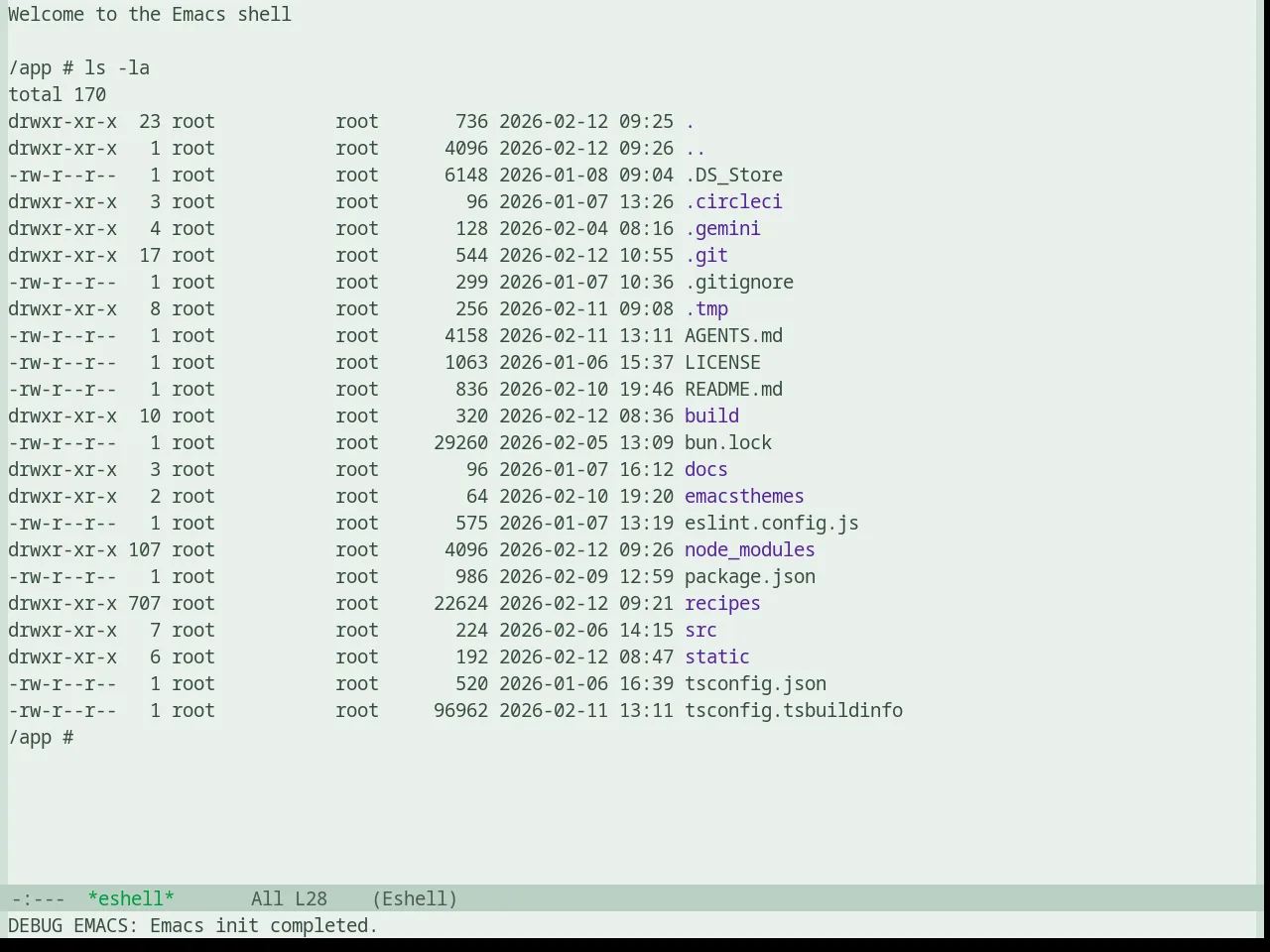 Base16 Chicago Day Theme in eshell