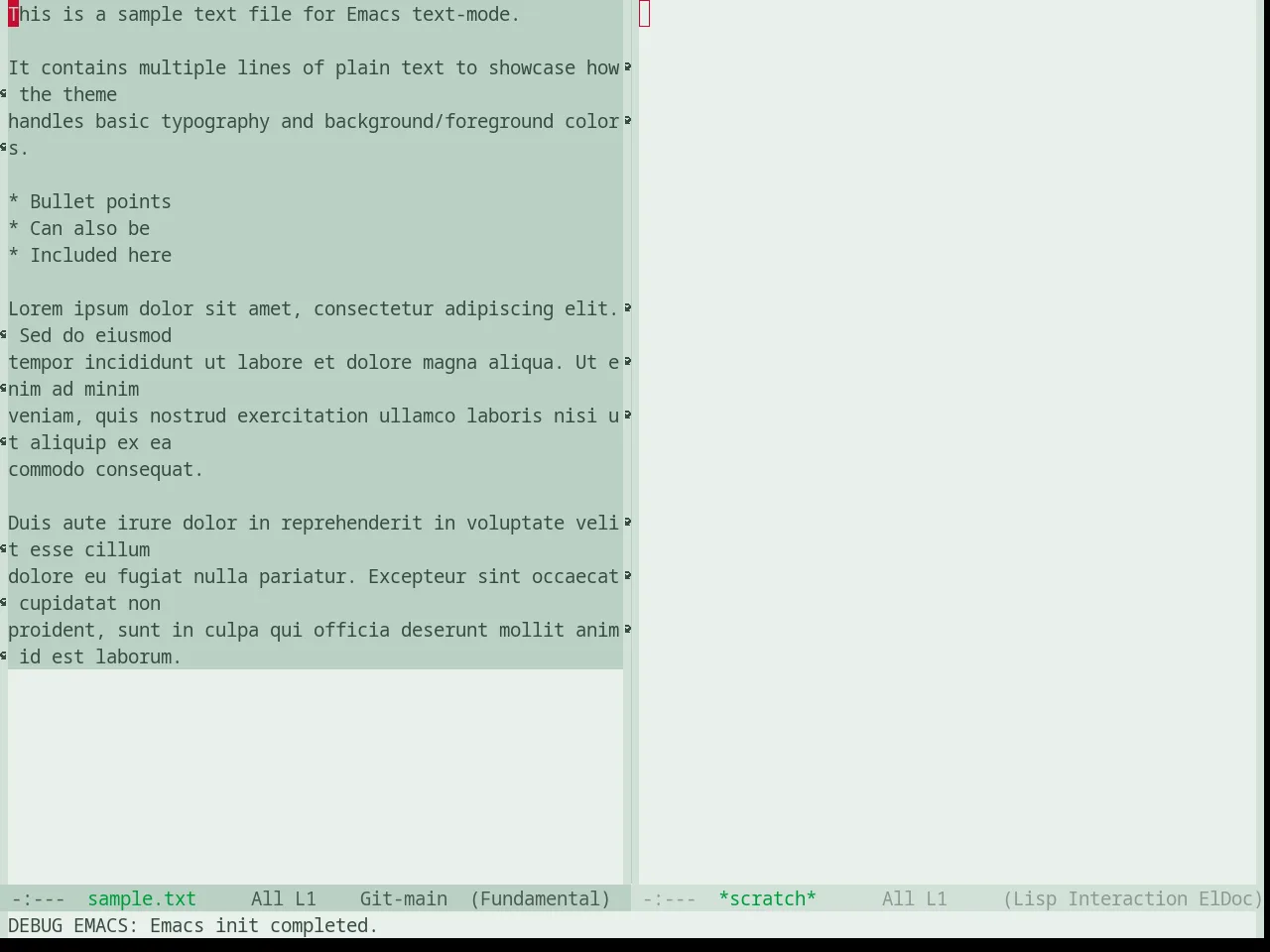 Base16 Chicago Day Theme in fundamental-mode