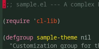 Preview of Base16 Chicago Night Theme theme