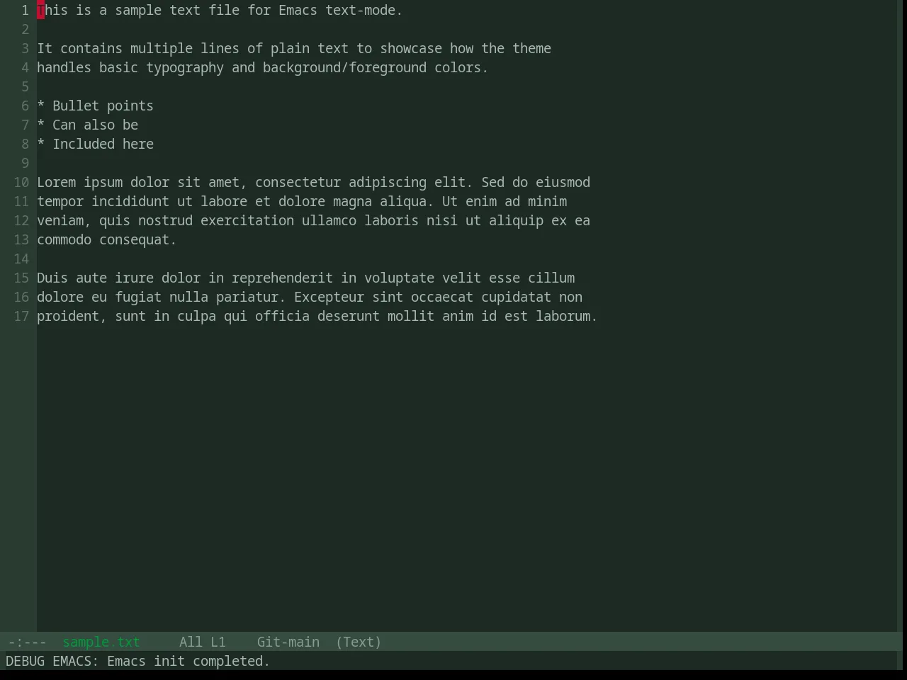 Base16 Chicago Night Theme in text-mode
