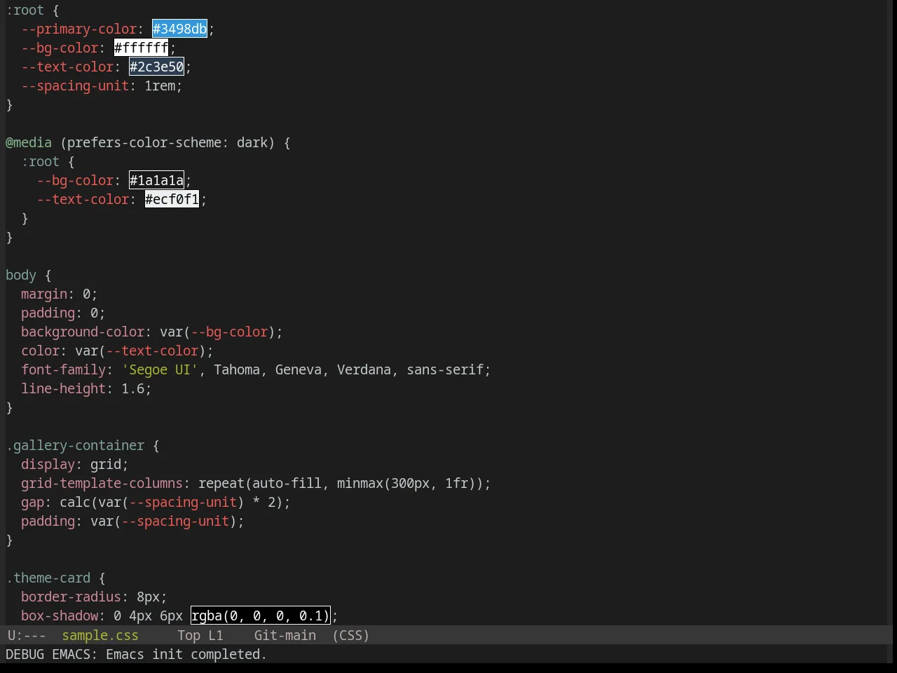 Base16 Chinoiserie Midnight Theme in css-mode