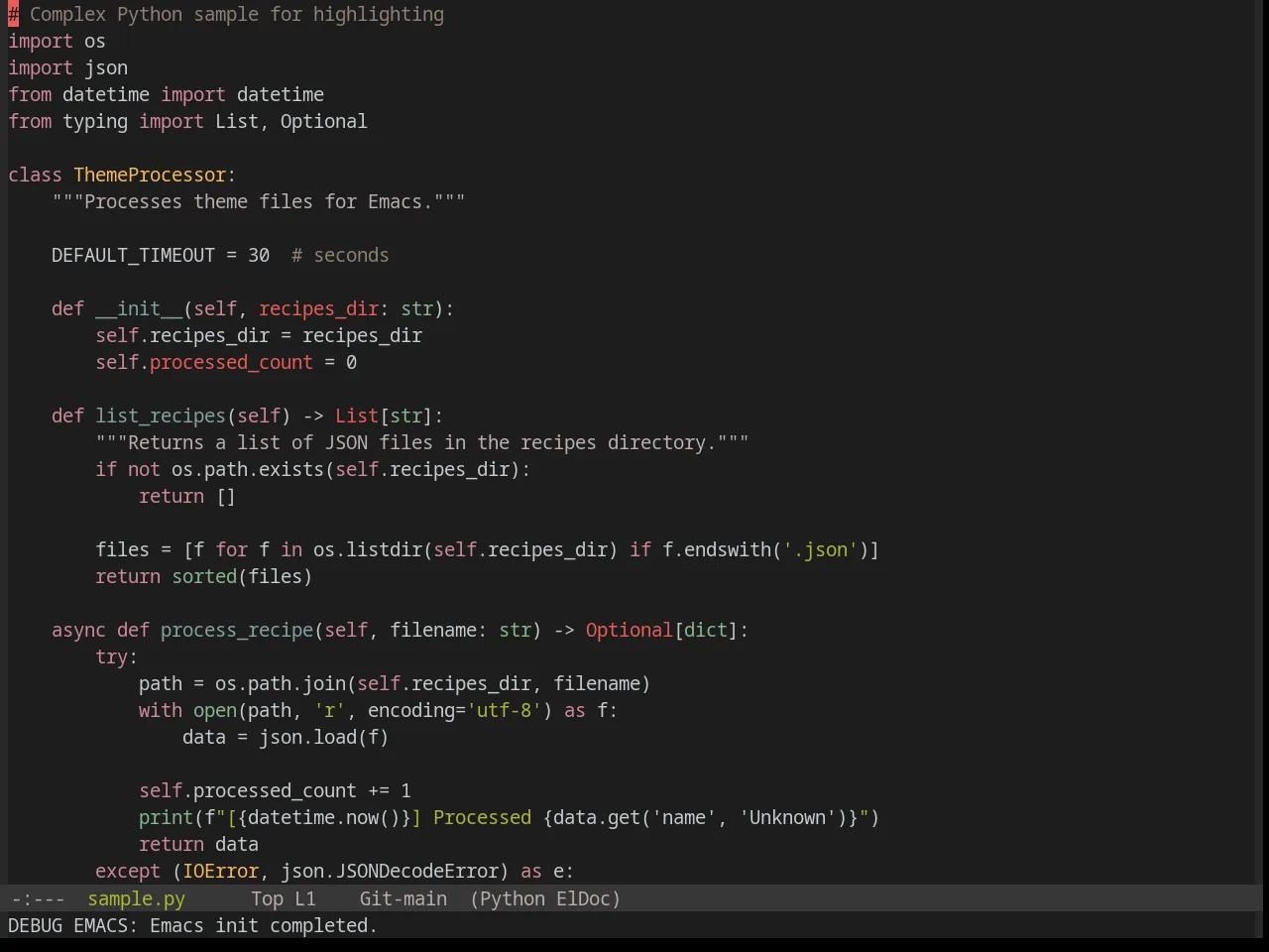 Base16 Chinoiserie Midnight Theme in python-mode