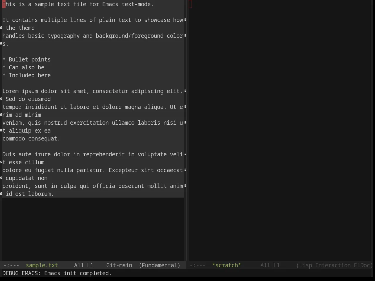 Base16 Classic Dark Theme in fundamental-mode