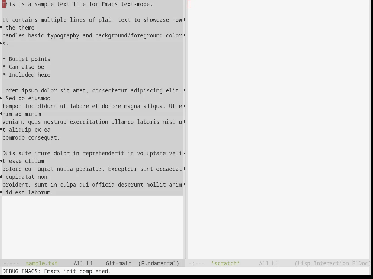Base16 Classic Light Theme in fundamental-mode