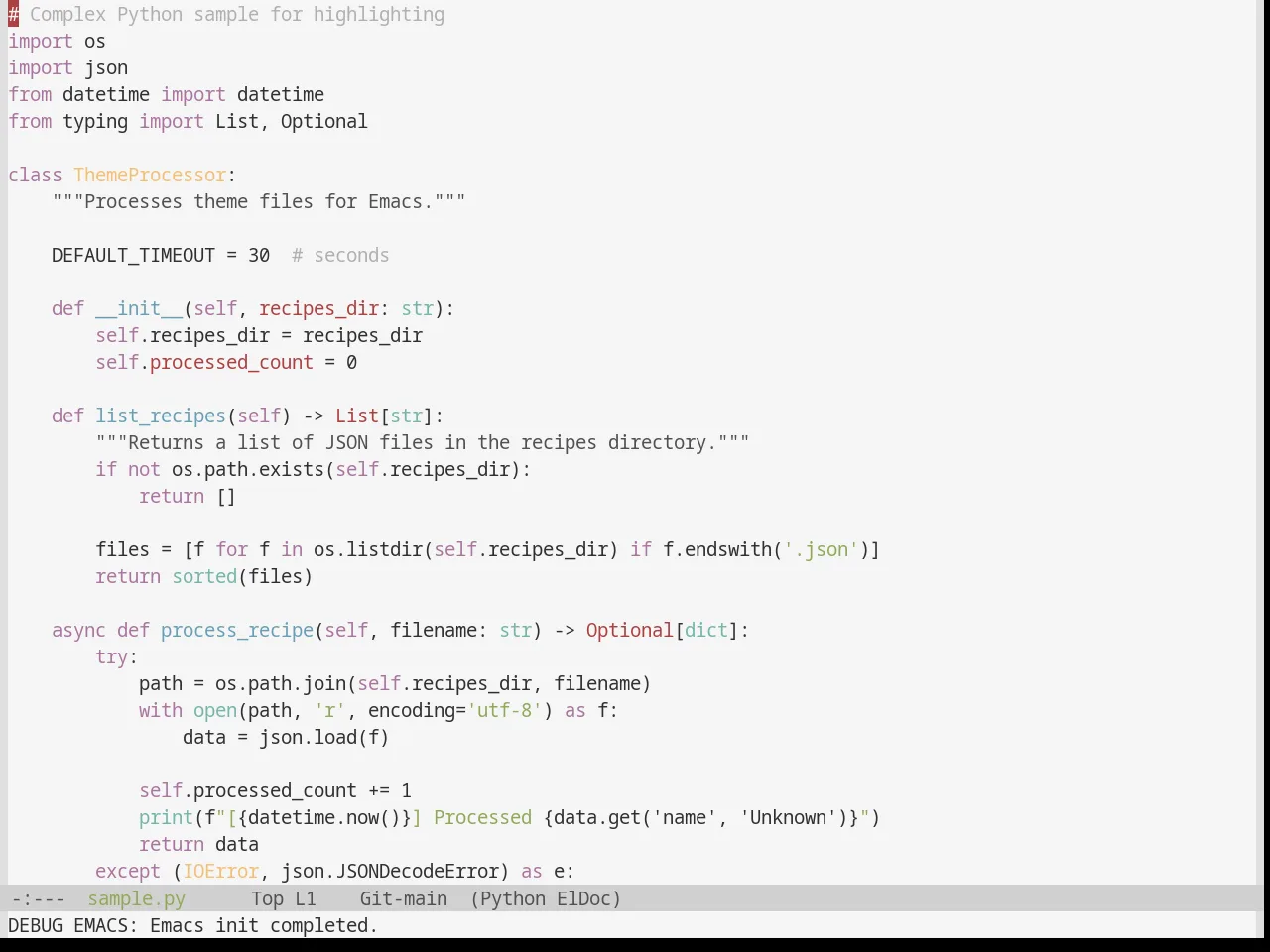 Base16 Classic Light Theme in python-mode
