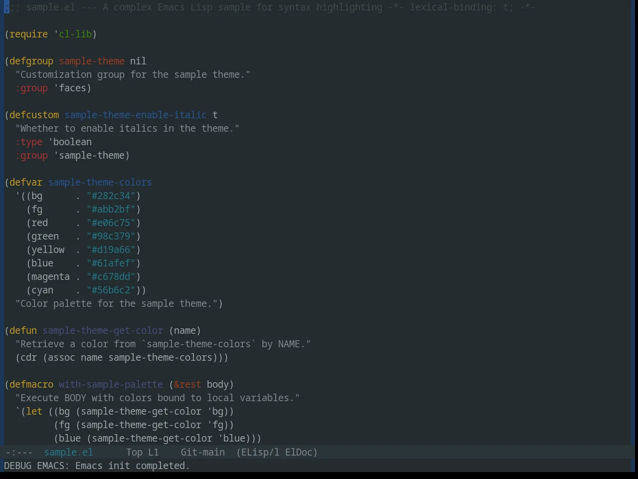 Base16 Codeschool Theme in emacs-lisp-mode