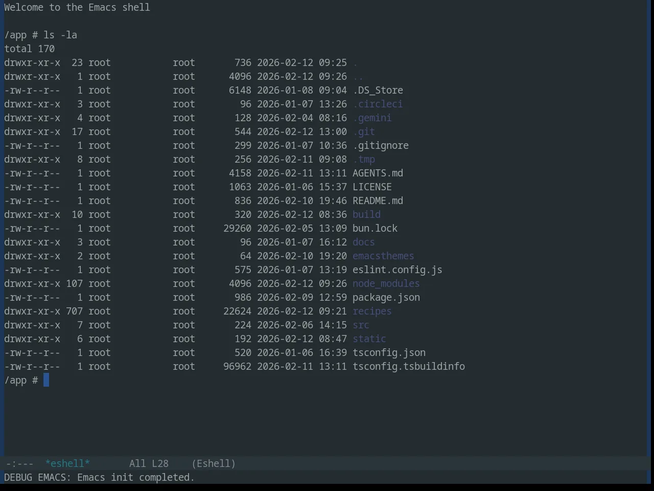 Base16 Codeschool Theme in eshell