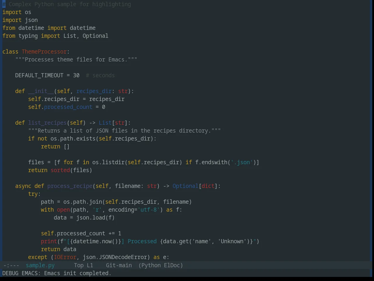 Base16 Codeschool Theme in python-mode