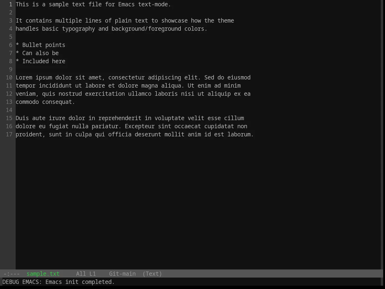 Base16 Colors Theme in text-mode