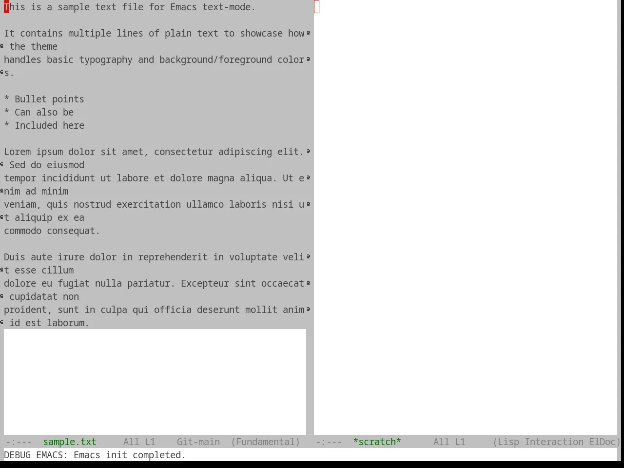 Base16 Cupertino Theme in fundamental-mode