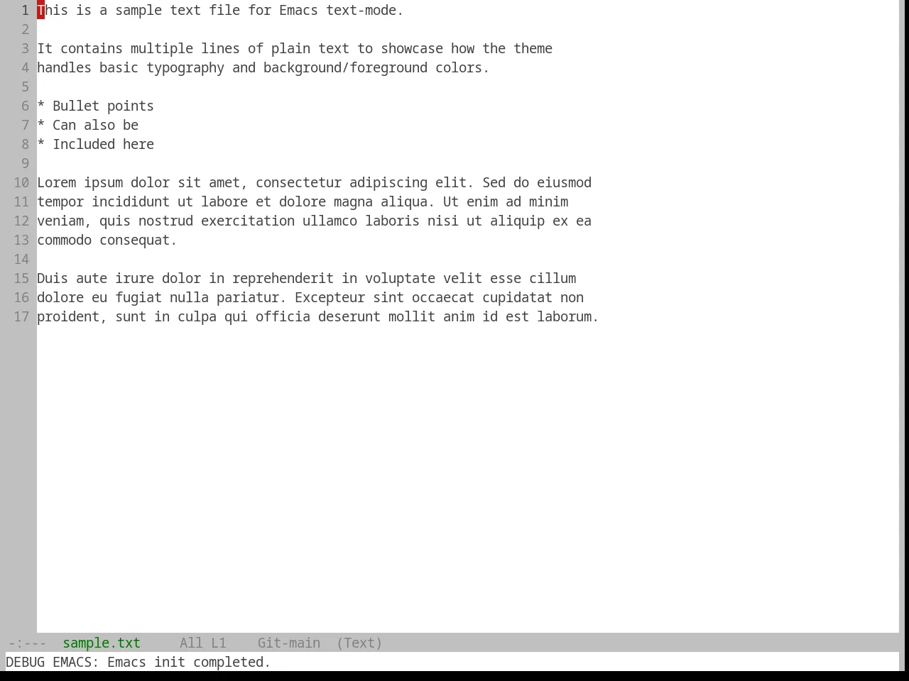 Base16 Cupertino Theme in text-mode