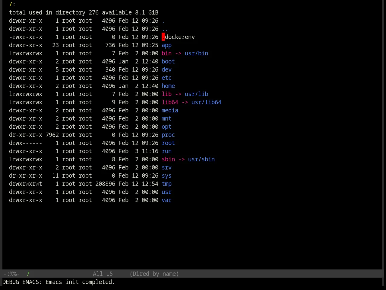 Base16 Cyberpunk Theme in dired