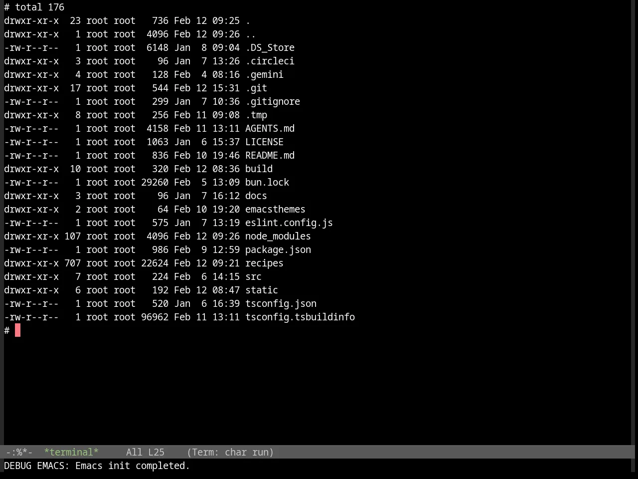 Base16 Da One Black Theme in term
