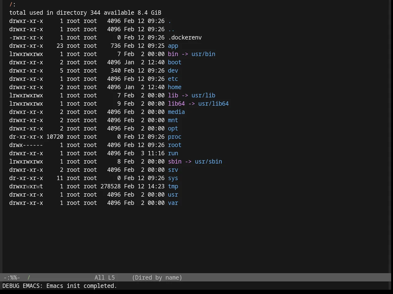 Base16 Da One Gray Theme in dired