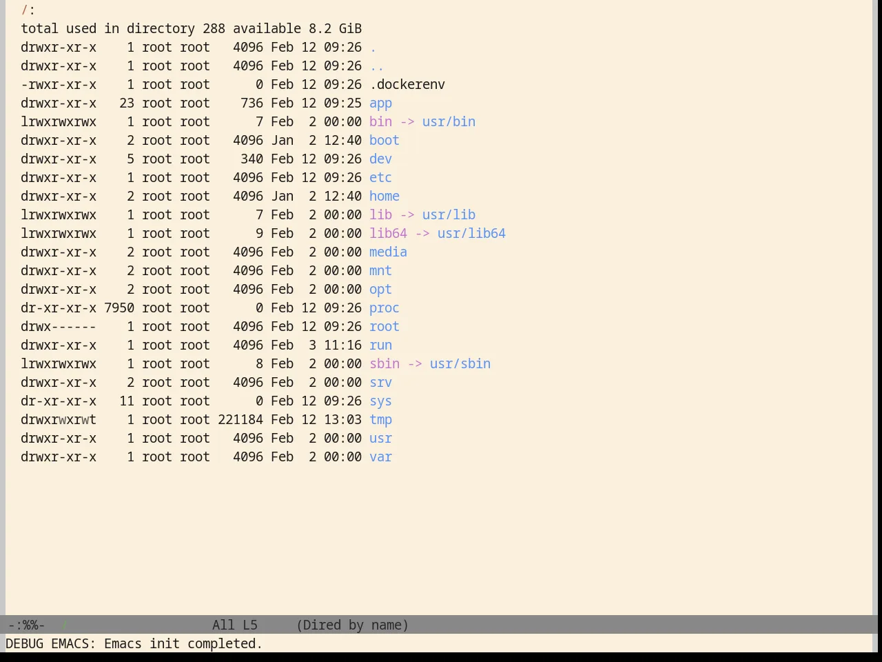 Base16 Da One Paper Theme in dired